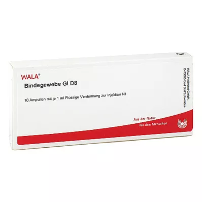 BINDEGEWEBE GL D 8 ampuller, 10X1 ml