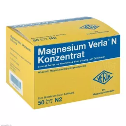 MAGNESIUM VERLA N koncentratpulver til oral administration, 50 stk