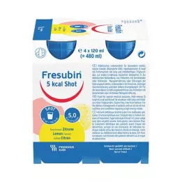 FRESUBIN 5 kcal SHOT Citronopløsning, 4X120 ml
