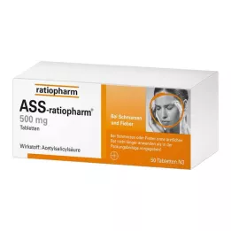 ASS-ratiopharm 500 mg tabletter, 50 stk