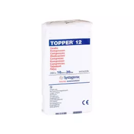 TOPPER 12 komp. 10x20 cm usteril, 200 stk