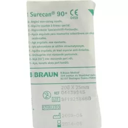 SURECAN Portkanyle 20 Gx25 mm vinklet, 1 stk