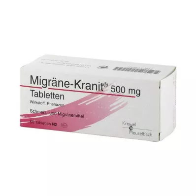 MIGRÄNE KRANIT 500 mg tabletter, 50 stk