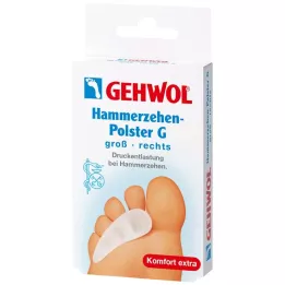 GEHWOL Polymer Gel Hammer Toe Pad G højre, 1 stk