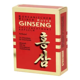 Rød ginseng ekstrakt kapsel, 30 stk