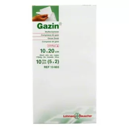 GAZIN Gaze komp.10x20 cm steril 8-lags, 5X2 stk