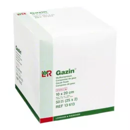 GAZIN Gaze komp.10x20 cm steril 8-lags, 25X2 stk