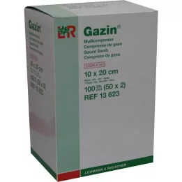 GAZIN Gaze komp.10x20 cm steril 8-lags, 50X2 stk