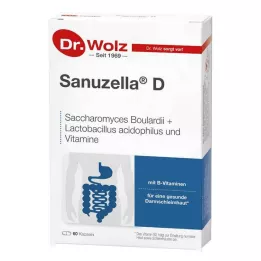 SANUZELLA D Cellulosekapsler, 60 stk