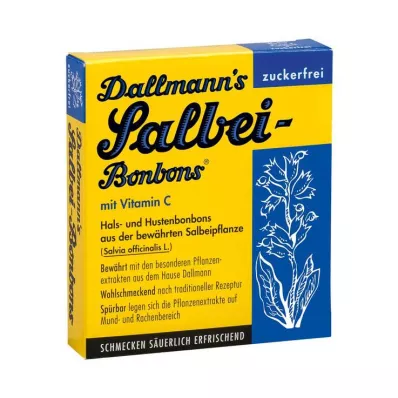 DALLMANNS Sage Bonbons sukkerfri, 20 stk DALLMANNS Sage Bonbons sukkerfri, 20 stk