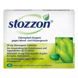 STOZZON Klorofylovertrukne tabletter, 40 stk