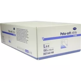 PEHA-SOFT nitril fino Unt.Hands.unsteril pf L, 150 stk