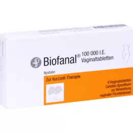 BIOFANAL Vaginaltabletter, 6 stk