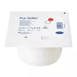 PUR-ZELLIN 4x5 cm usteril rulle á 500 stk, 1 stk
