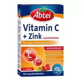 ABTEI C-vitamin plus zinkpastiller, 30 stk