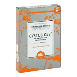 Cystus 052 Økologiske halspastiller Honningappelsin, 66 stk