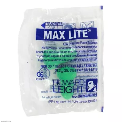 HOWARD Leight Max Lite ørepropper, 2 stk