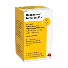 THIOGAMMA Turbosæt Pur injektionsflasker, 50 ml