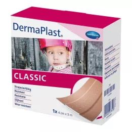 DERMAPLAST CLASSIC Sårplaster 4 cmx5 m, 1 stk