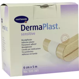 DERMAPLAST følsomt puds 6 cmx5 m, 1 stk