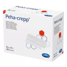 PEHA CREPP Fikseringsbandage 8 cmx4 m, 20 stk