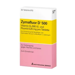 ZYMAFLUOR D 500 tabletter, 30 stk