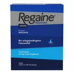 REGAINE Opløsning til mænd, 3X60 ml