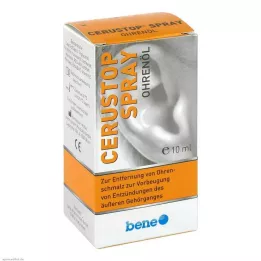 CERUSTOP Øreoliespray, 10 ml