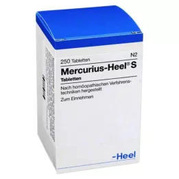 MERCURIUS HEEL S tabletter, 250 stk