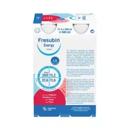 FRESUBIN ENERGY DRINK Jordbærdrikkeflaske 6X4X200 ml