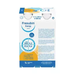 FRESUBIN ENERGY DRINK Multifruit drikkedunk, 4X200 ml