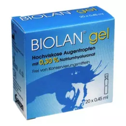 BIOLAN Gel øjendråber, 20X0,45 ml