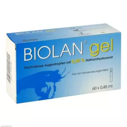 BIOLAN Gel øjendråber, 60X0,45 ml