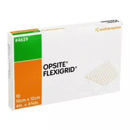 OPSITE Flexigrid transp. sårbandage 10x12 cm steril, 10 stk