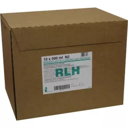 RINGER LACTAT Opløsning PE-Flasker, 10X500 ml