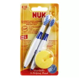 NUK Tandpleje læringssæt blister, 2 stk
