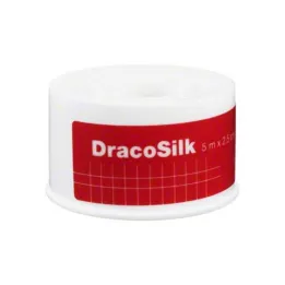 Dracosilk rullegips 5m x 2,5 cm, 1 stk