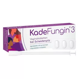 KADEFUNGIN 3 vaginale tabletter, 3 stk