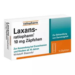 LAXANS-ratiopharm 10 mg stikpiller, 10 stk