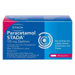 PARACETAMOL STADA 125 mg stikpiller, 10 stk