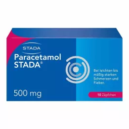 PARACETAMOL STADA 500 mg stikpiller, 10 stk