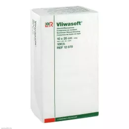 VLIWASOFT Nonwoven kompresser 10x20 cm usterile 4l., 100 stk
