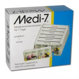 MEDI 7 medicindoser i 7 dage hvid, 1 stk