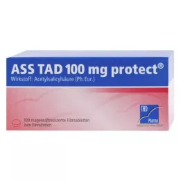 ASS TAD 100 mg beskyttende mave-resistente filmovertrukne tabletter, 100 stk