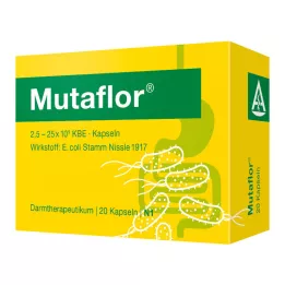 MUTAFLOR gastro-resistente hårde kapsler, 20 stk