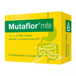 MUTAFLOR mide gastro-resistente hårde kapsler, 20 stk