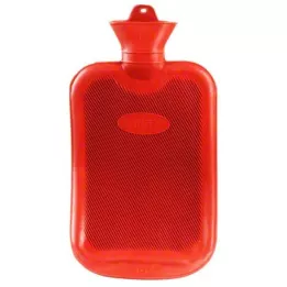 WÄRMFLASCHE Gummi 2 l dobbelt lamel, 1 stk