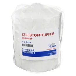 ZELLSTOFFTUPFER 4x5 cm, 1000 stk
