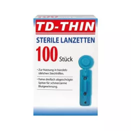 GLUCO TEST Lancetter, 100 stk