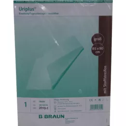 URIPLUS Undertag stor 85x90cm med stof str.z.Einst., 1 stk